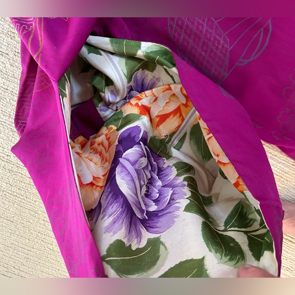 Vintage 1960s Traditional Japanese Kimono - Picture 5 of 5